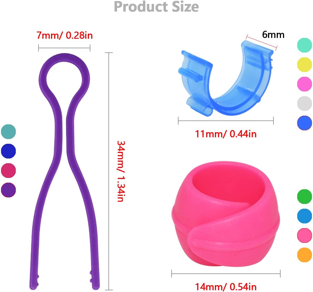 142Pcs Bobbin Thread Buddies Set Sewing Thread Spool Organizer Including 70Pcs Bobbin Holders Clips, 32Pcs Bobbin Thread Spool Huggers and 40Pcs Bobbin Clips Holder for Embroidery Quilting Sewing - Image 2