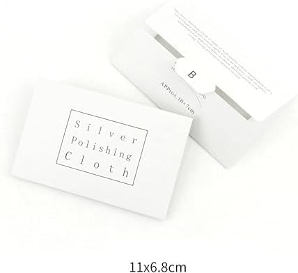 5 Pcs Silver Polishing Cloth Cleaner for Jewellery Anti-Tarnish Accessories Simple and Sophisticated Design Jewelry Accessories - Image 5