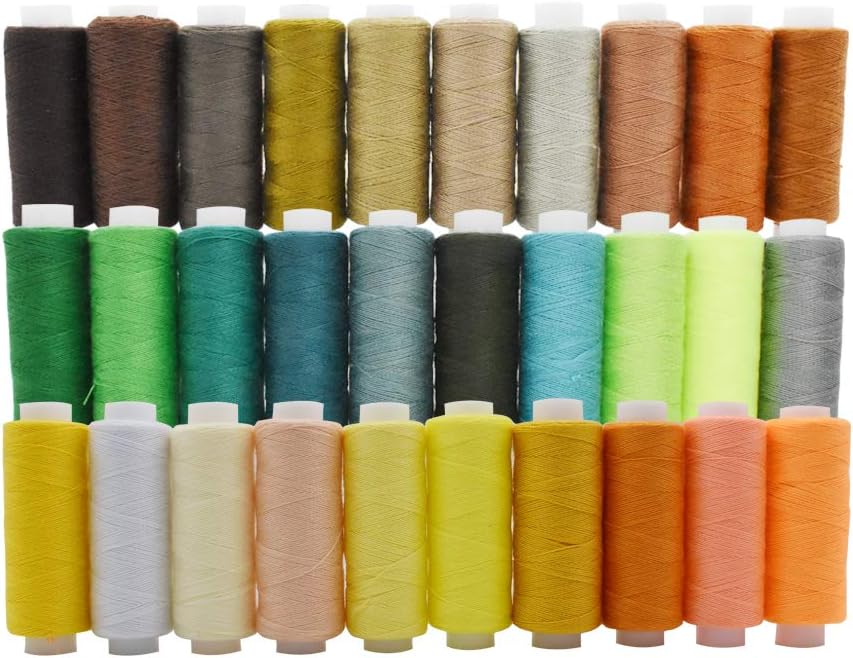 60 Color Sewing Threads 250 Yard Per Spools Polyester Thread Sewing Kit All Purpose for Hand Machine Sewing (60 Colors) - Image 7