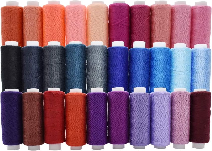 60 Color Sewing Threads 250 Yard Per Spools Polyester Thread Sewing Kit All Purpose for Hand Machine Sewing (60 Colors) - Image 8