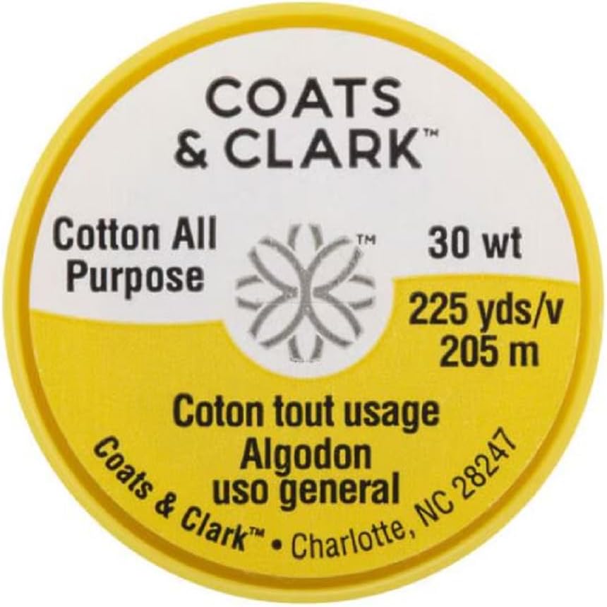 Coats & Clark Cotton All Purpose Sewing Thread 100% Mercerized Cotton 225 Yards Each Spool S970 2 Pack Bundle with 3 Bella's Crafts Needle Threaders (White) - Image 5