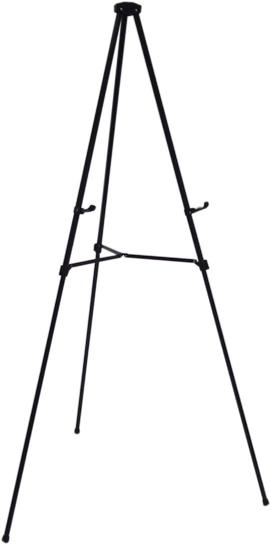 Lightweight Aluminum Telescoping Display Easel, 70 Inches, Black (2) - Image 2