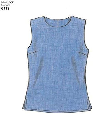 New Look Sewing Pattern 6483 Misses Tops, Size A (6-8-10-12-14-16) - Image 4