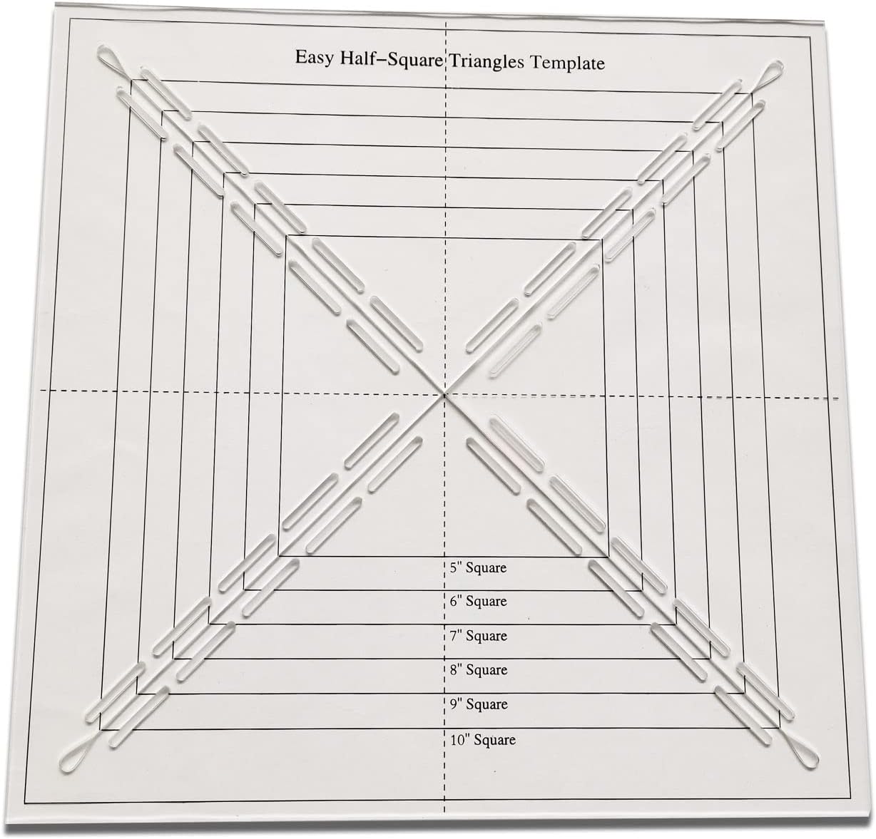 YICBOR Easy Half-Square Triangles Quilting Rulers and Template - Image 2